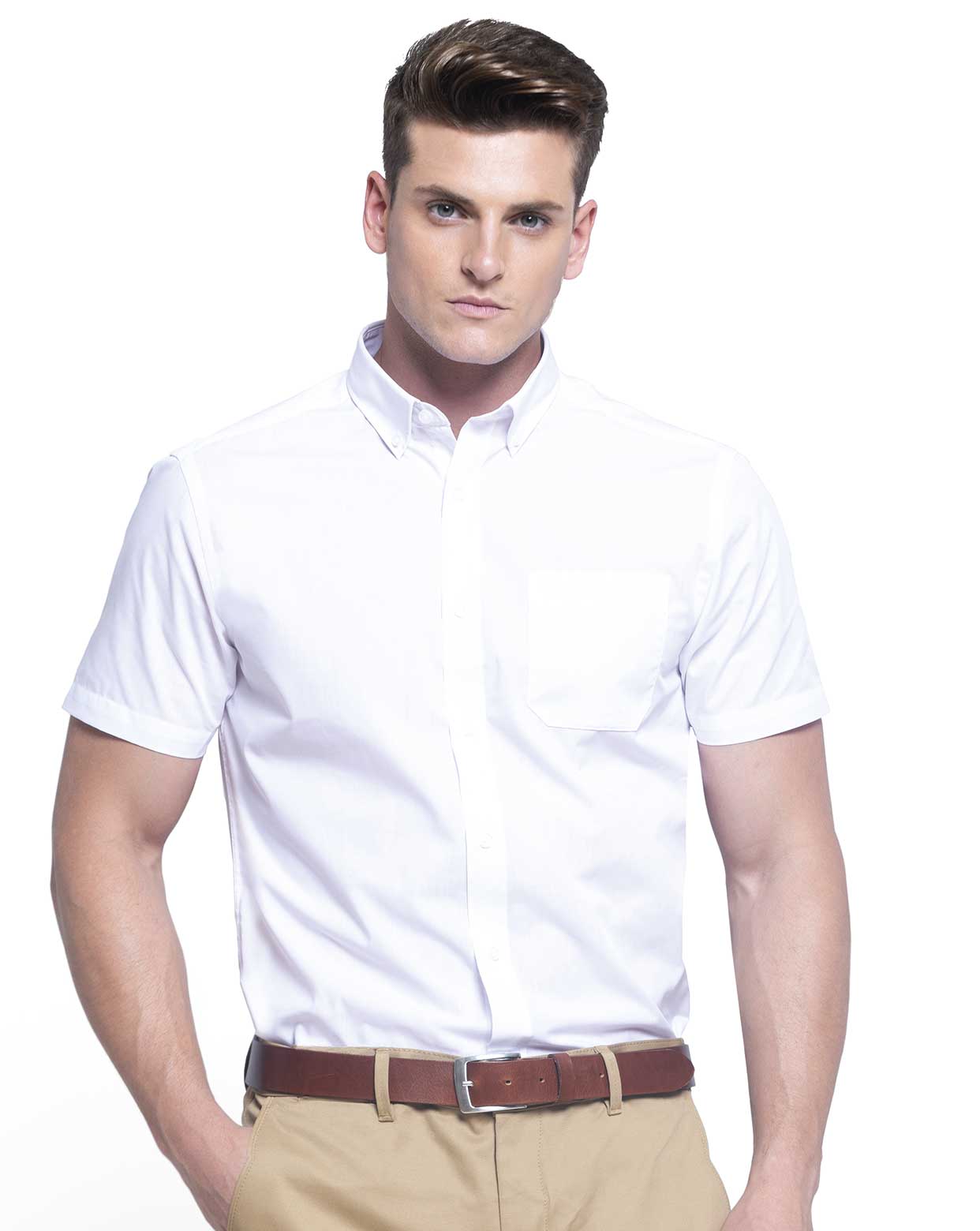 CAMICIA OXFORD M/CORTA