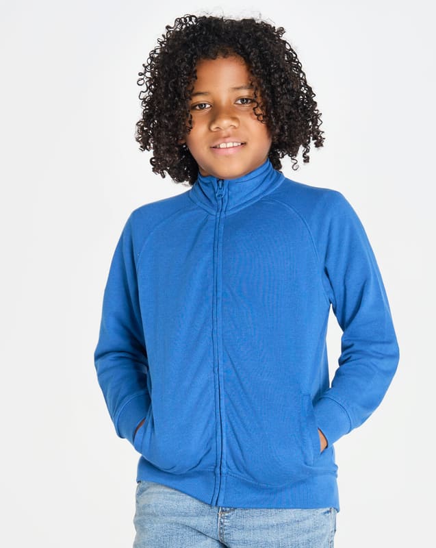 FELPA ZIP INTERA FRENCH TERRY KID
