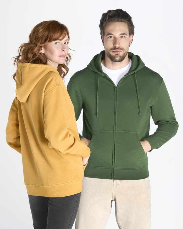 FELPA ZIP + CAPPUCCIO 290