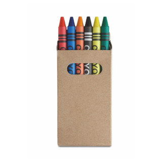 Set Pastelli Cera 6Pz