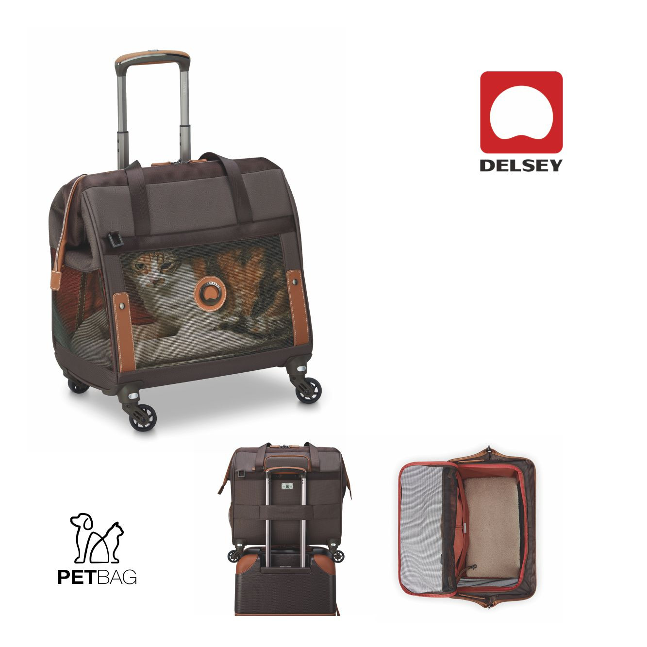 Zaino Trolley Pet 4 Ruote Removibili Aurelio