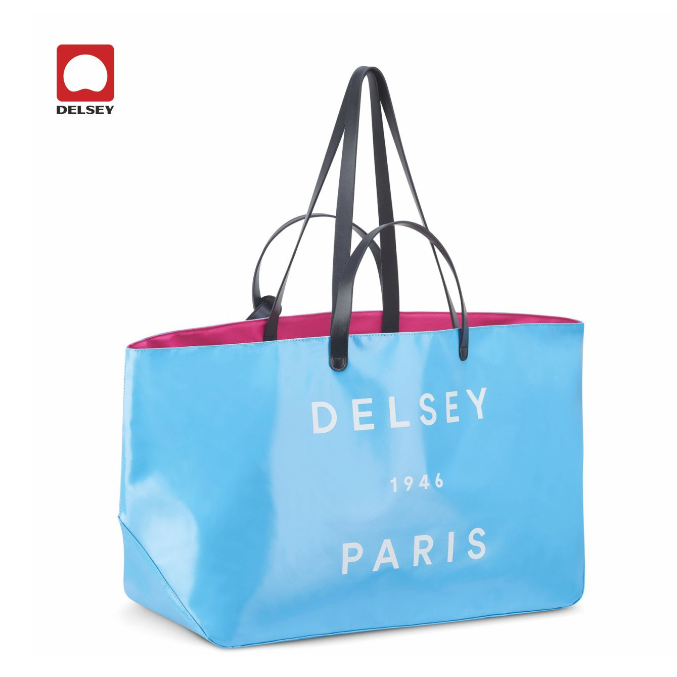 Borsa Tote In PVC E Pelle Delsey Elyse Large
