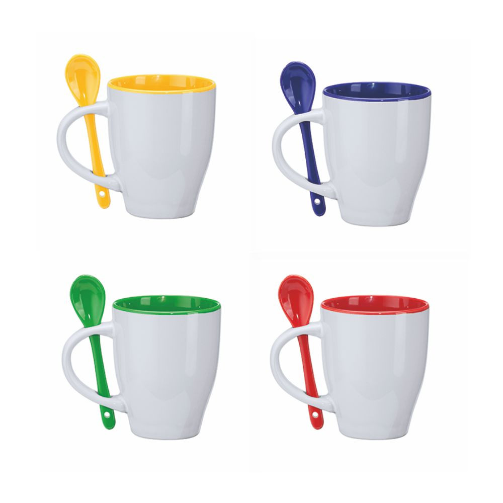 Tazza In Ceramica 320ml Spoon
