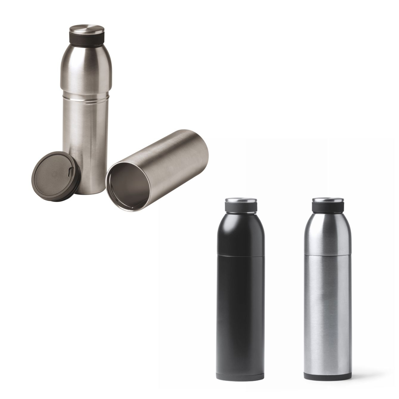 Borraccia Termica 2 In 1 In Acciaio Inox 650ml Rauma