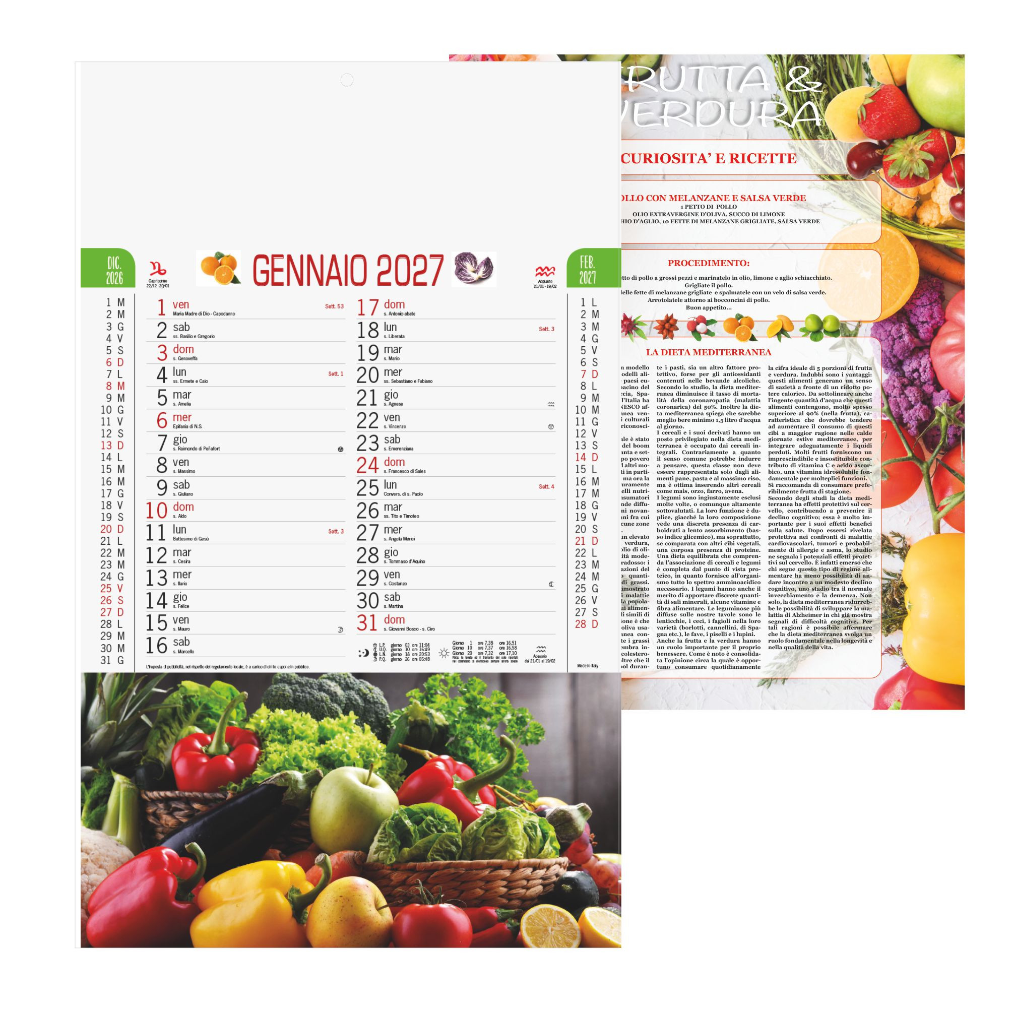 Calendario Illustrato