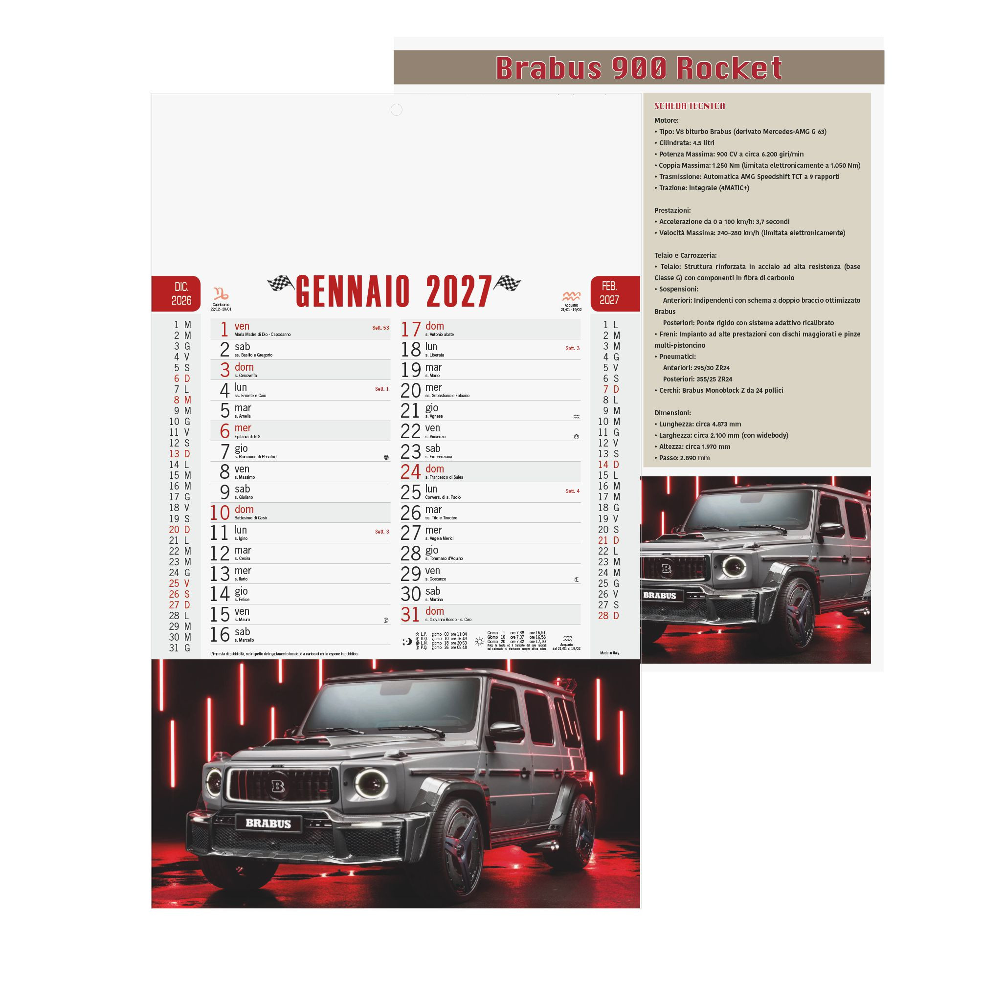 Calendario Illustrato