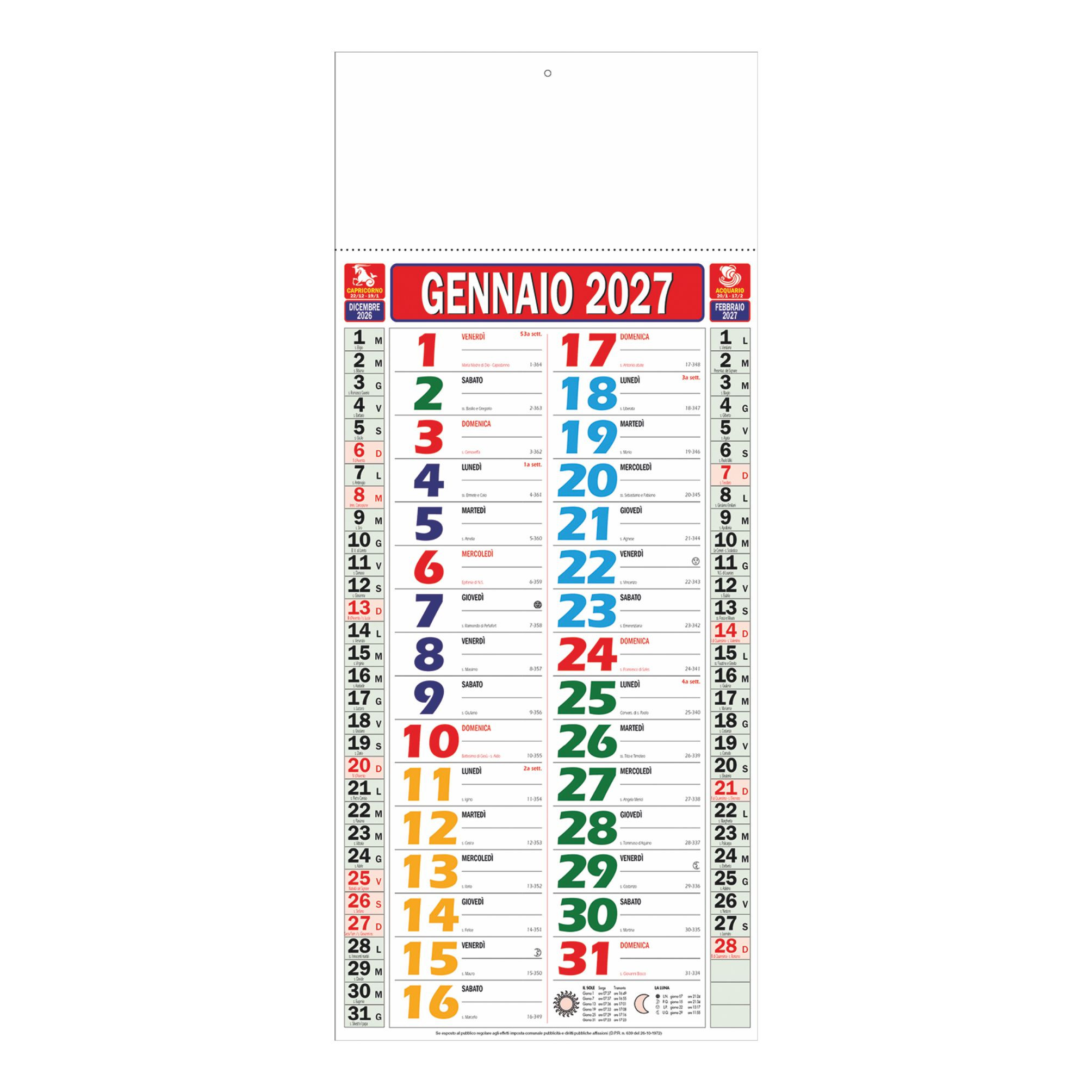 Calendario Olandese