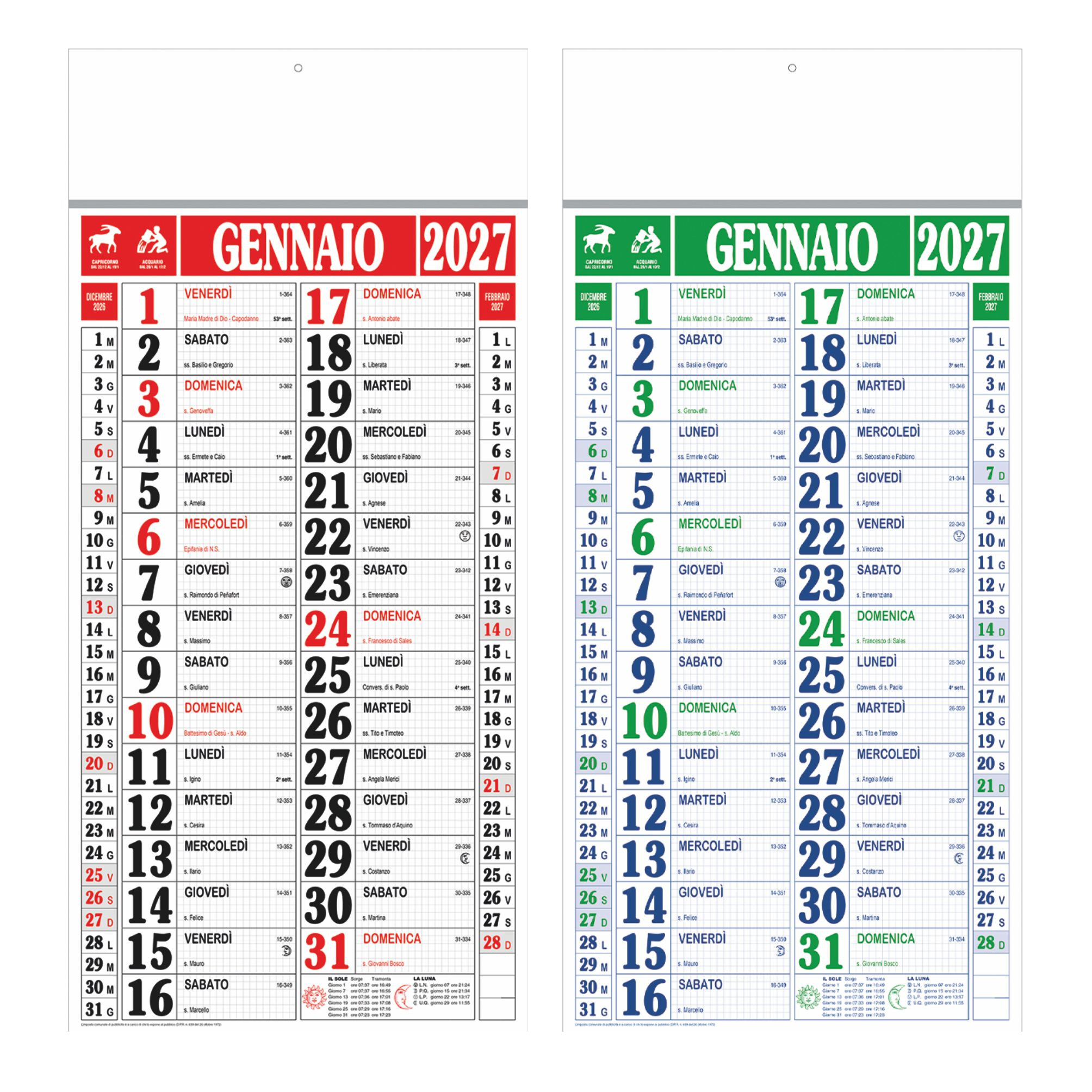 Calendario Olandese