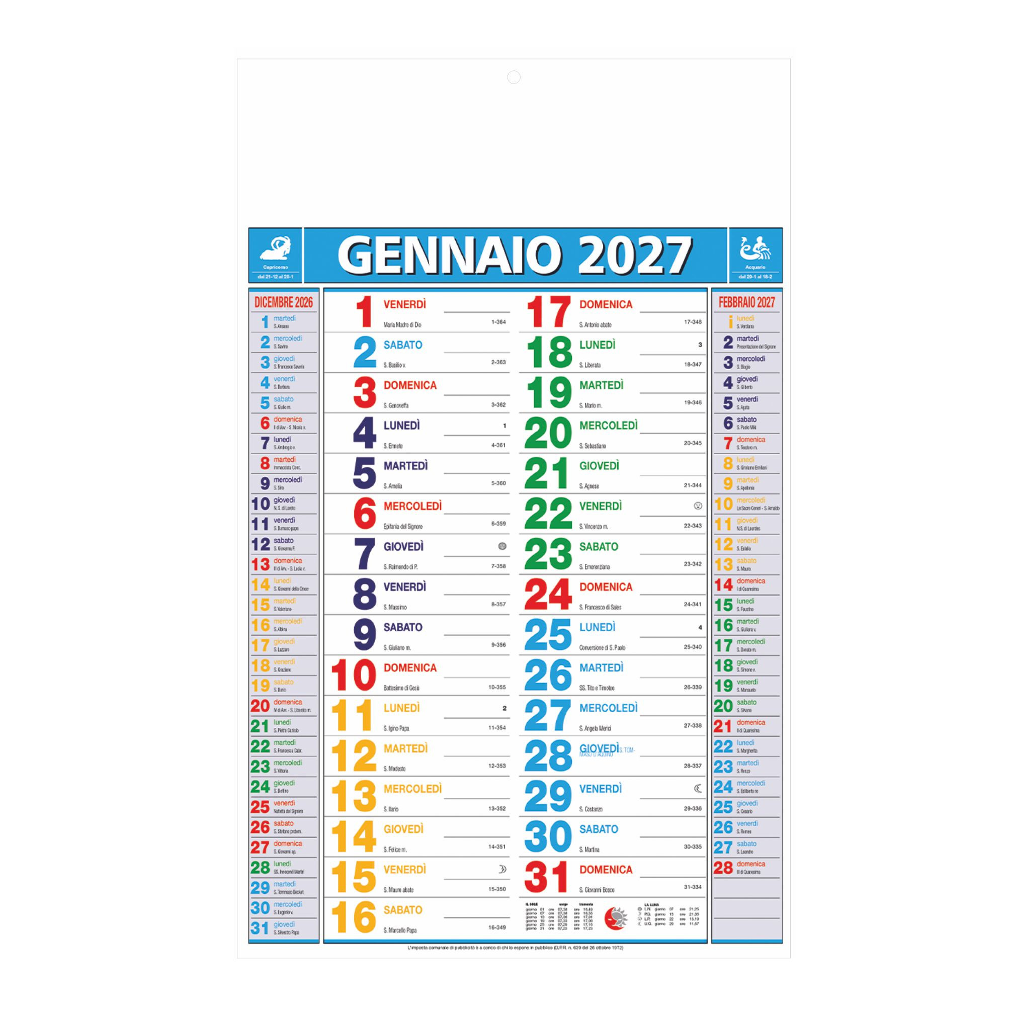Calendario Olandese