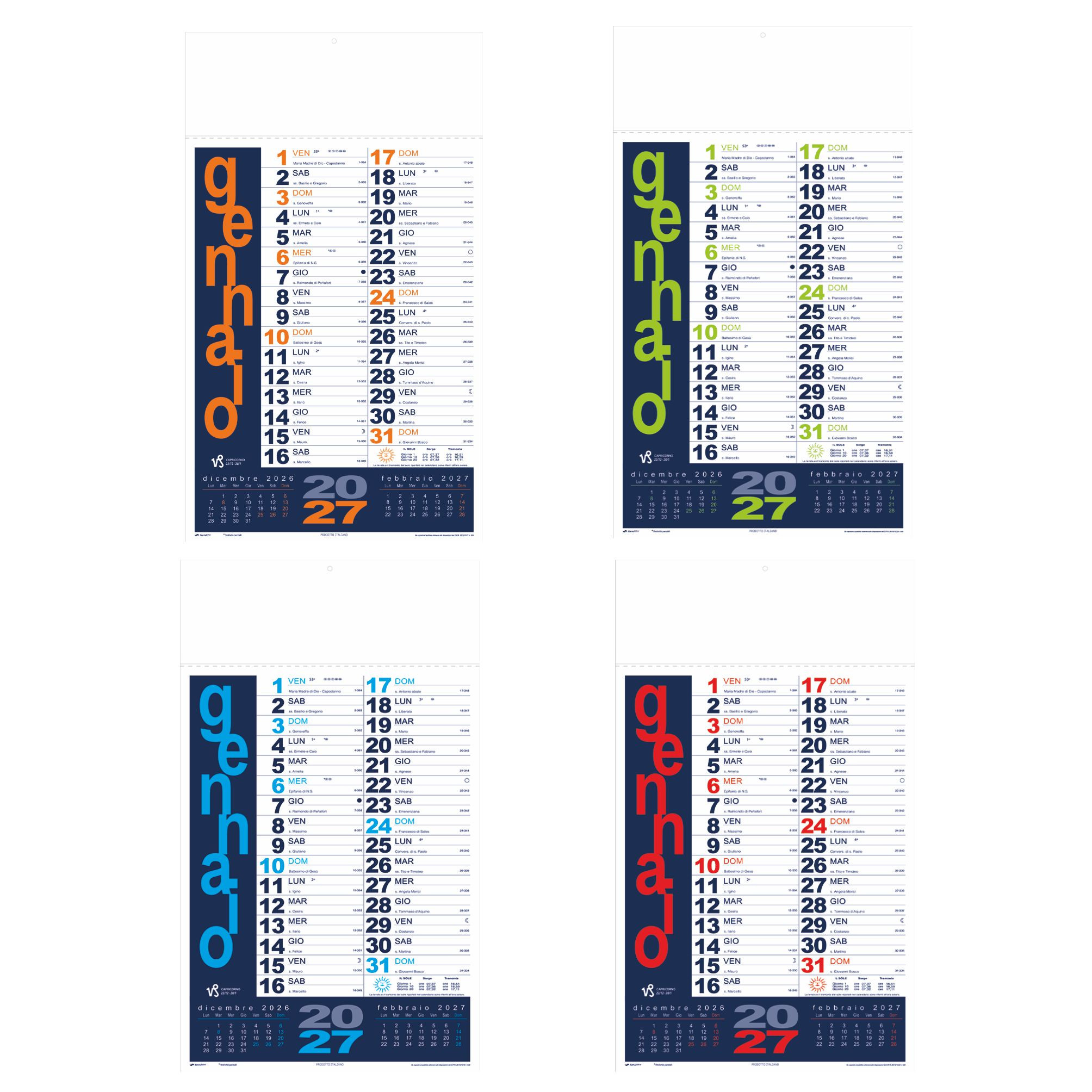Calendario Olandese