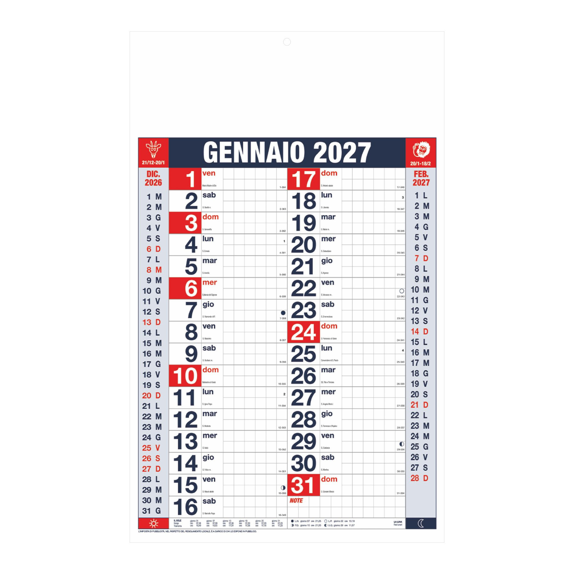 Calendario Olandese
