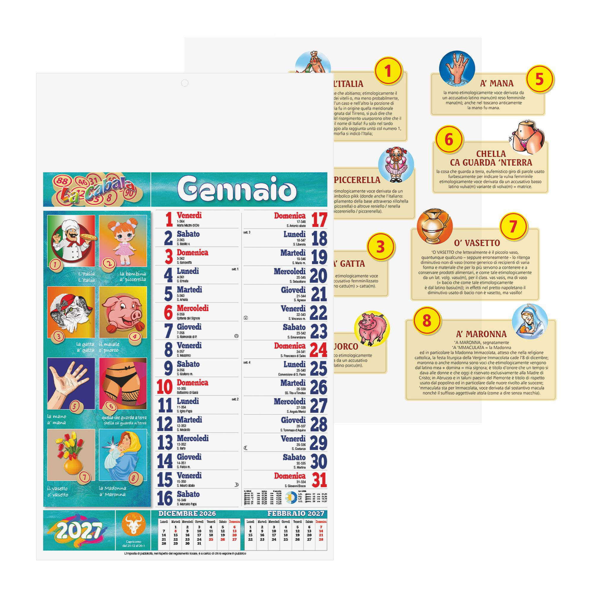 Calendario Illustrato