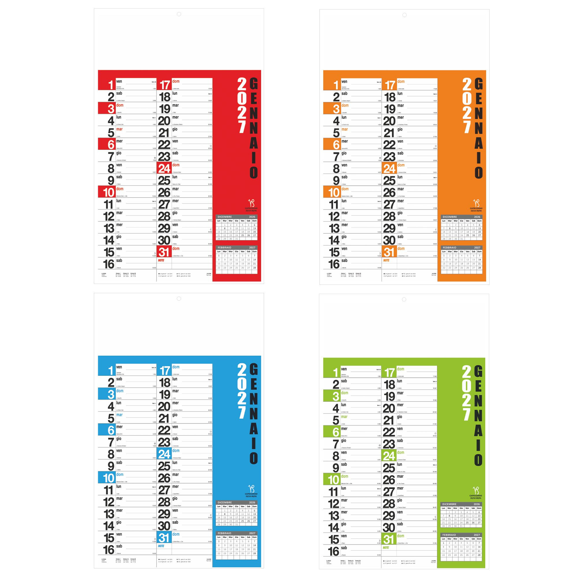 Calendario Olandese