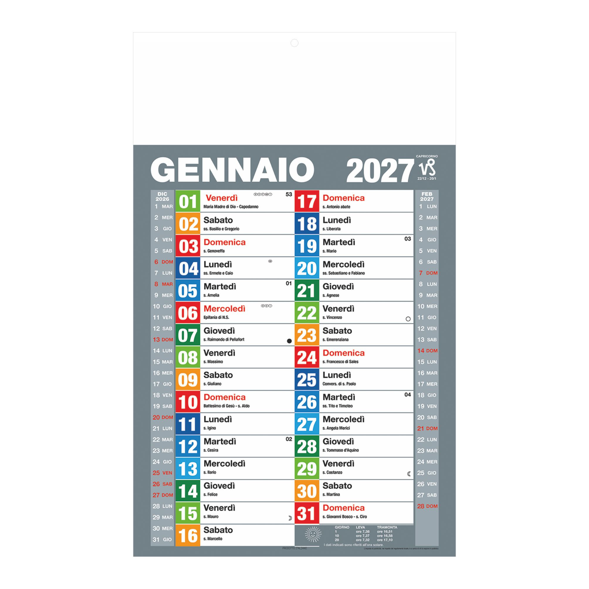 Calendario Olandese