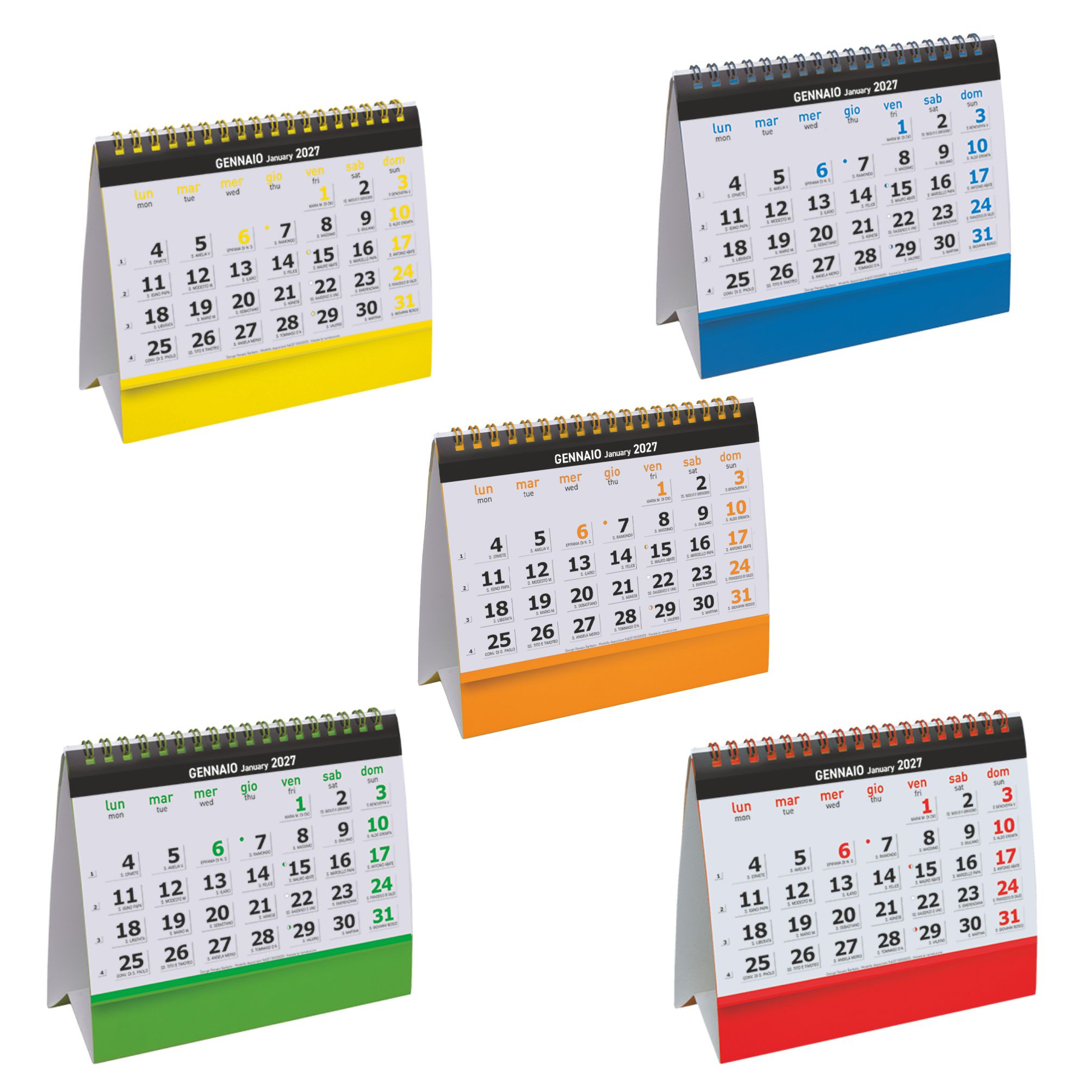 Calendario Da Tavolo