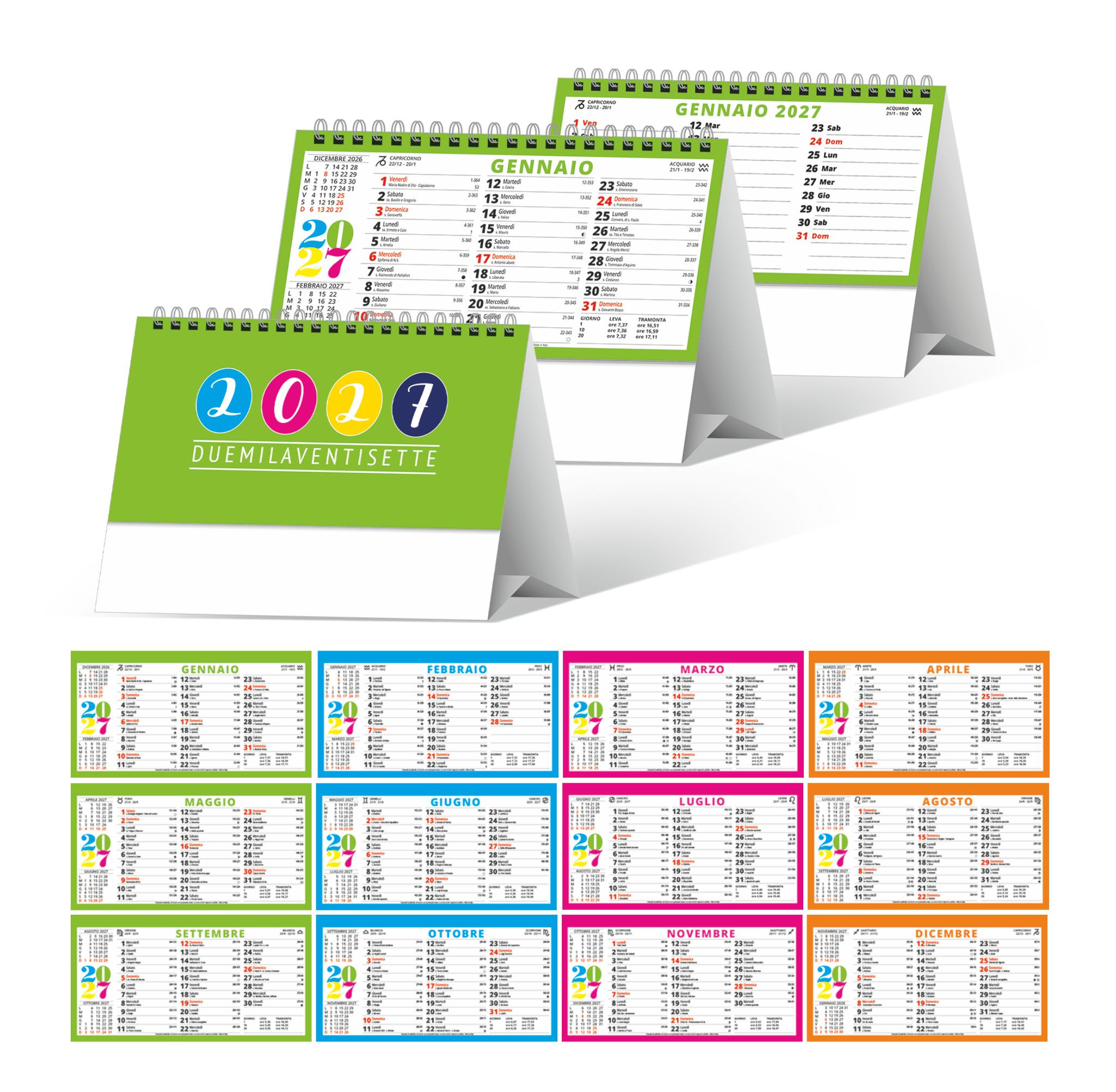 Calendario Da Tavolo