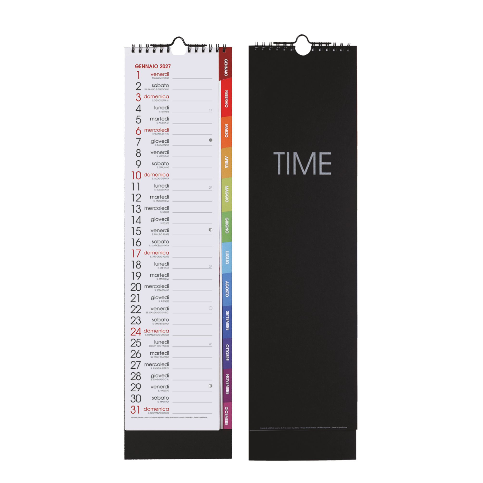 Calendario Silhouette