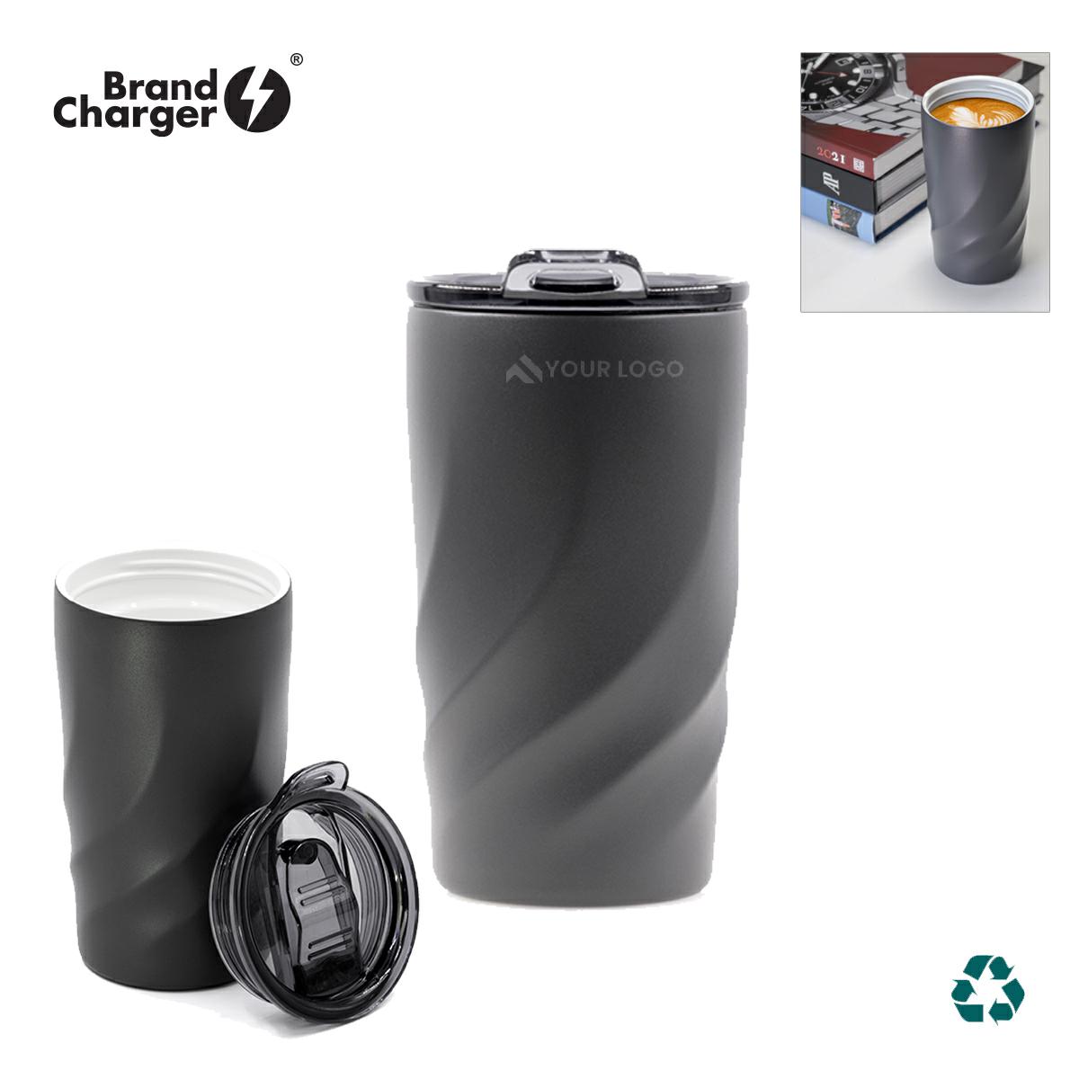 Tazza da viaggio 400ml-vortex calix ceramica,brandcharger