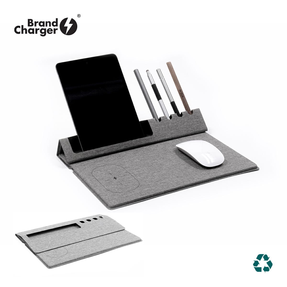 Tappetino mouse carica wireless-evopad charge,brandcharger