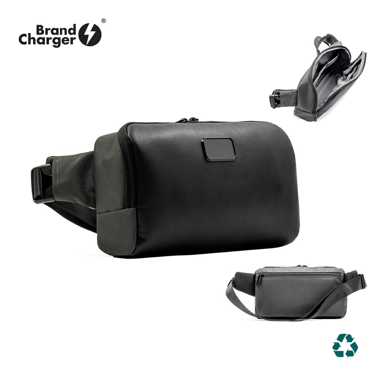 Marsupio in PU e RPET edge,brandcharger