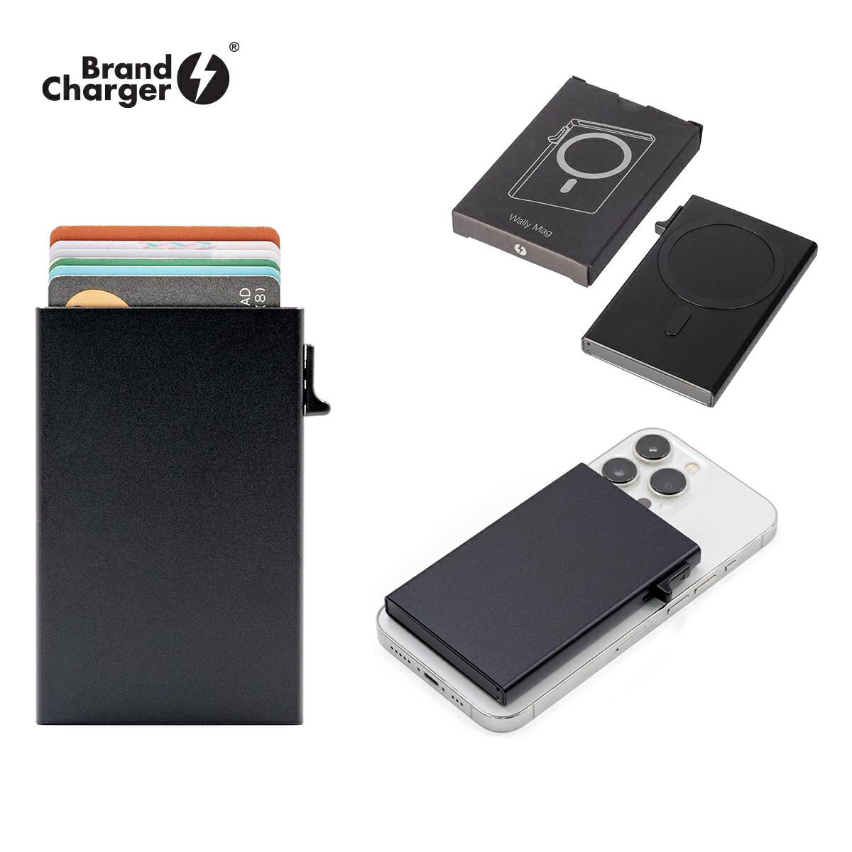 Porta carte di credito wall mag,brandcharge