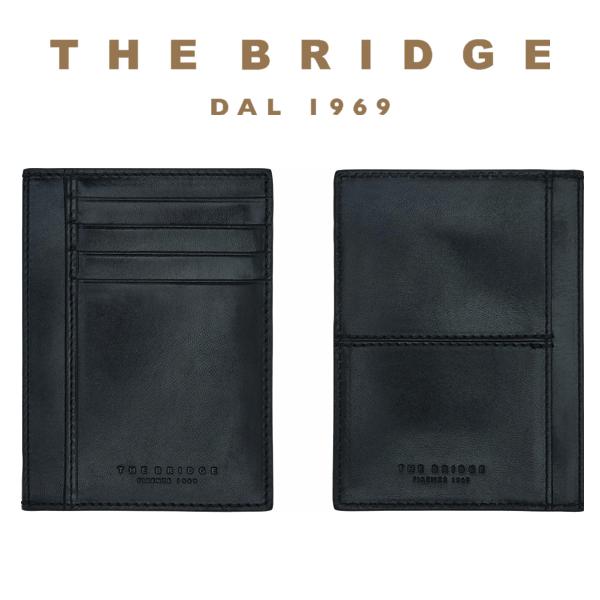 Porta carte di credito in pelle bovina the bridge