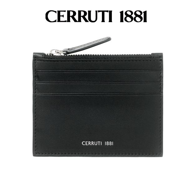 Portacard chiusura con zip in pelle cerruti 1881