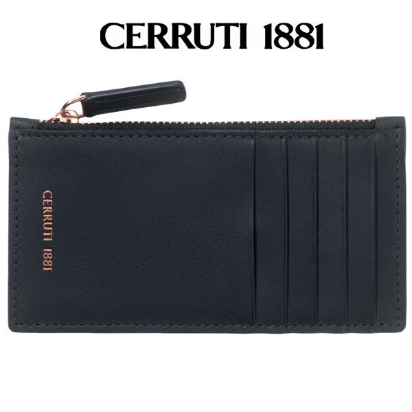 Portacard chiusura con zip in pelle cerruti 1881