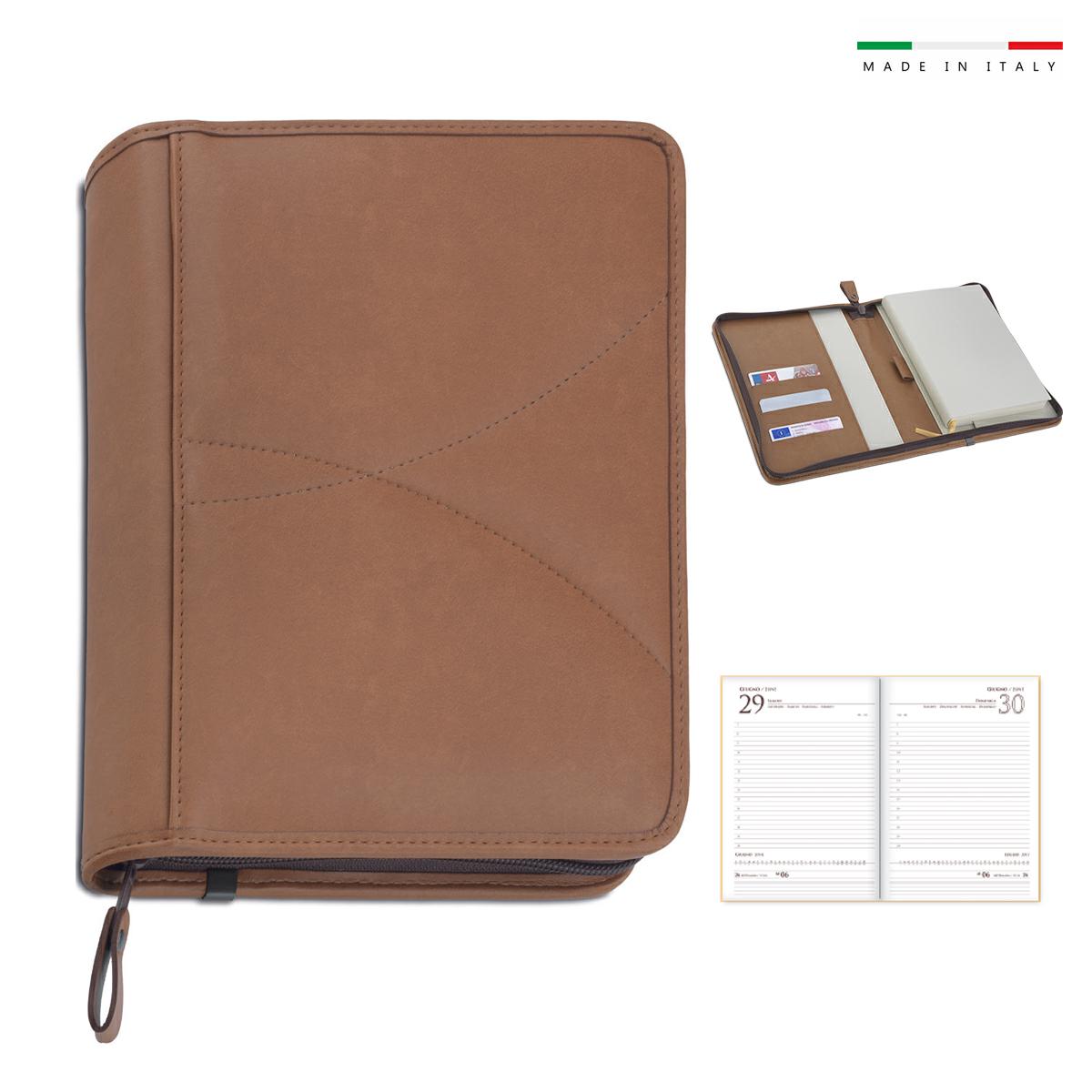 Agenda borsello giornaliera 17x24 in coagulato sd/s