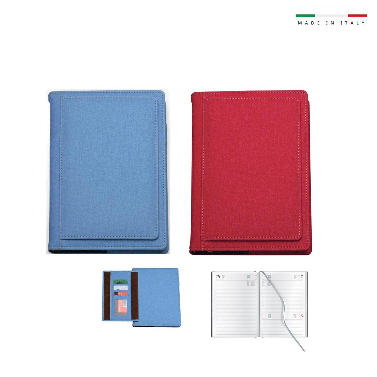 Agenda giornaliera in PU termovirante 17x24 sd/s