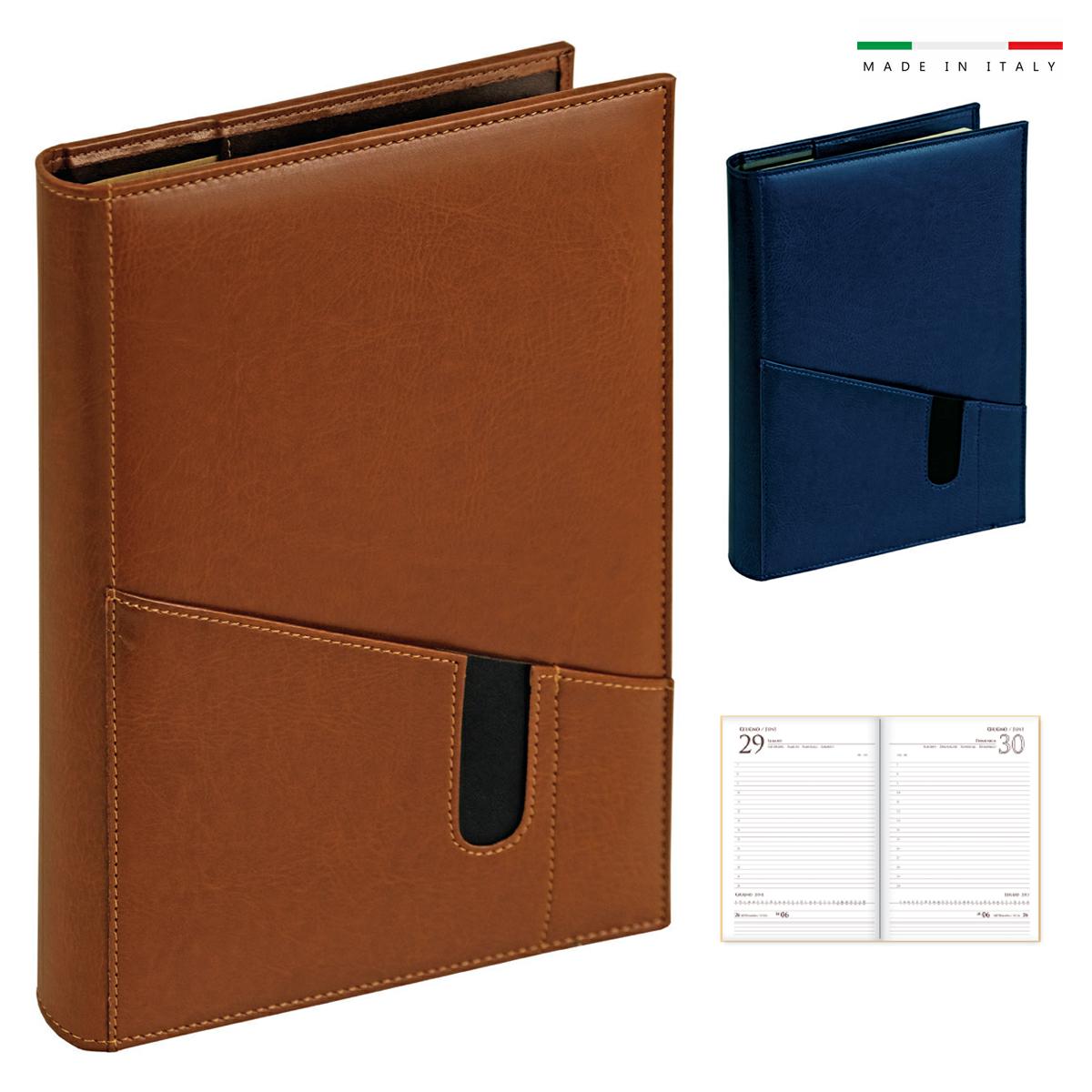 Agenda portafoglio giornaliera termovirante 17x24 sd/s