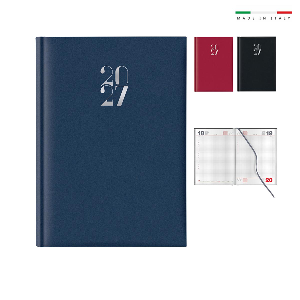 Agenda giornaliera 14,5x20,5 a quadretti sd/a