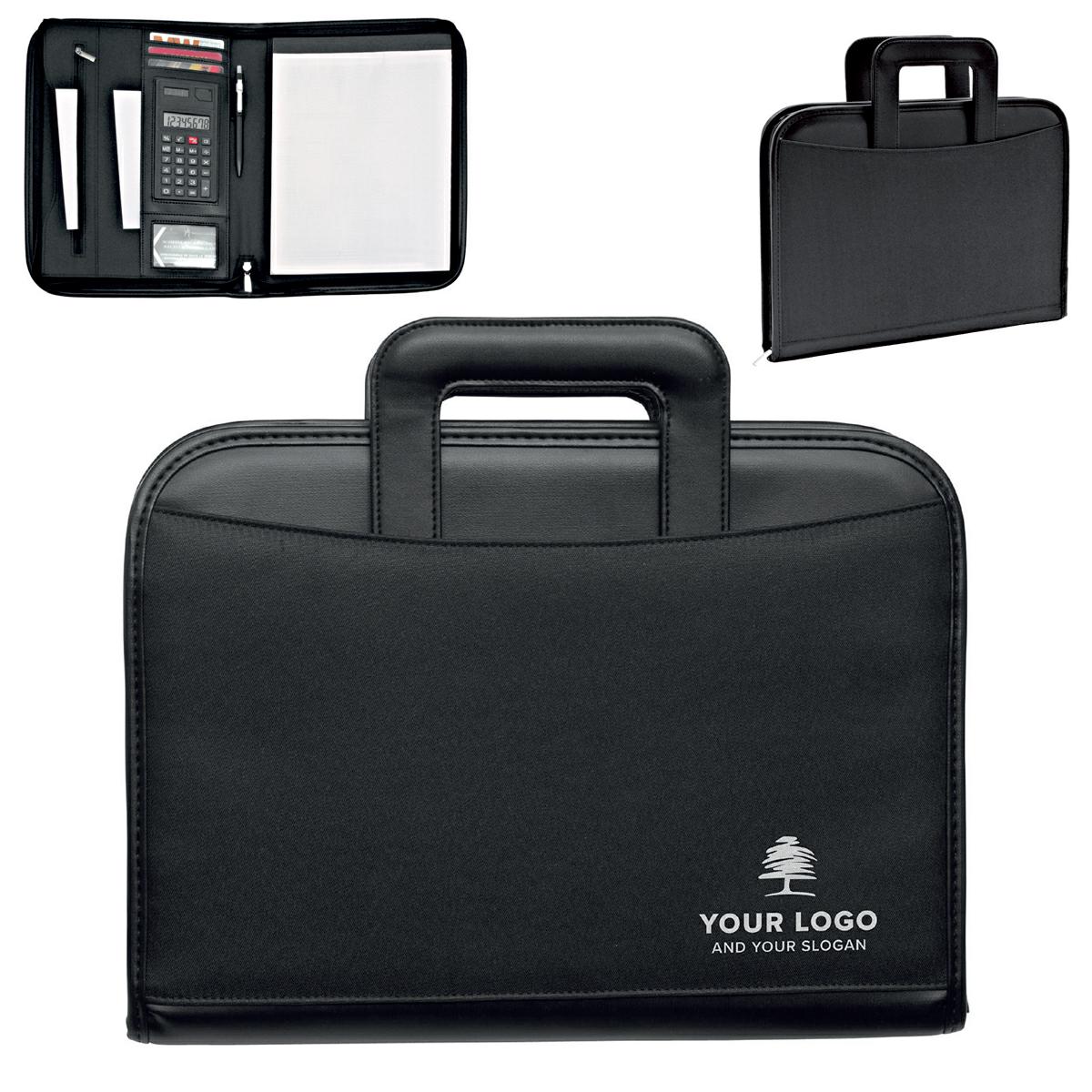 Cartella portablocco A4 in PVC con manici a scomparsa