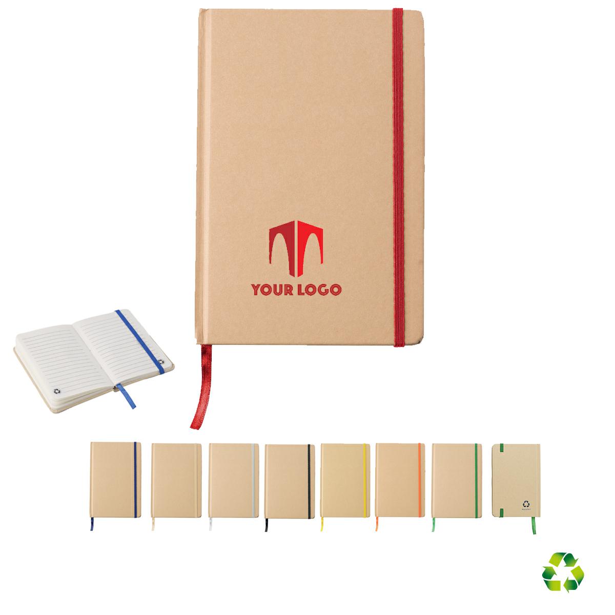Taccuino in carta riciclata A6 pagine a righe