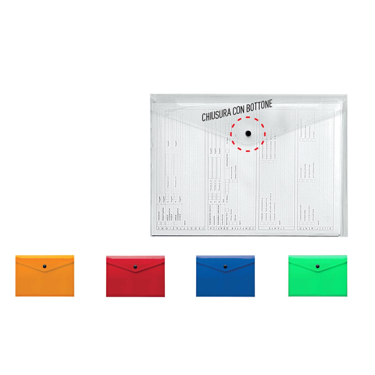 Busta portadocumenti 33.5x24 cm in PVC