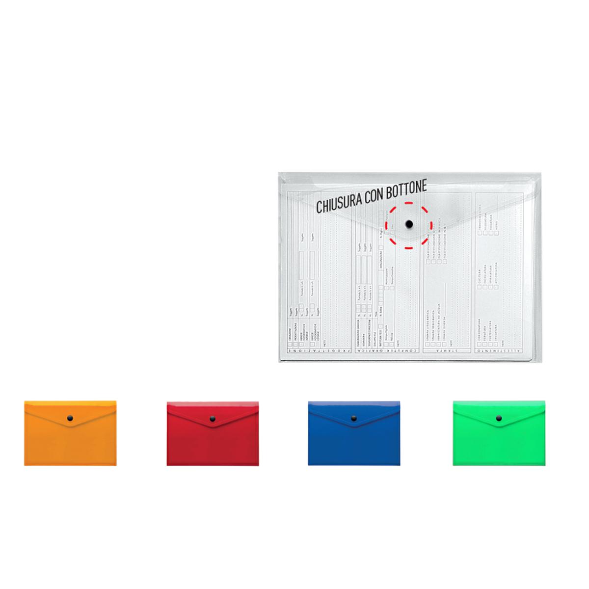 Busta portadocumenti 24x17 cm in PVC