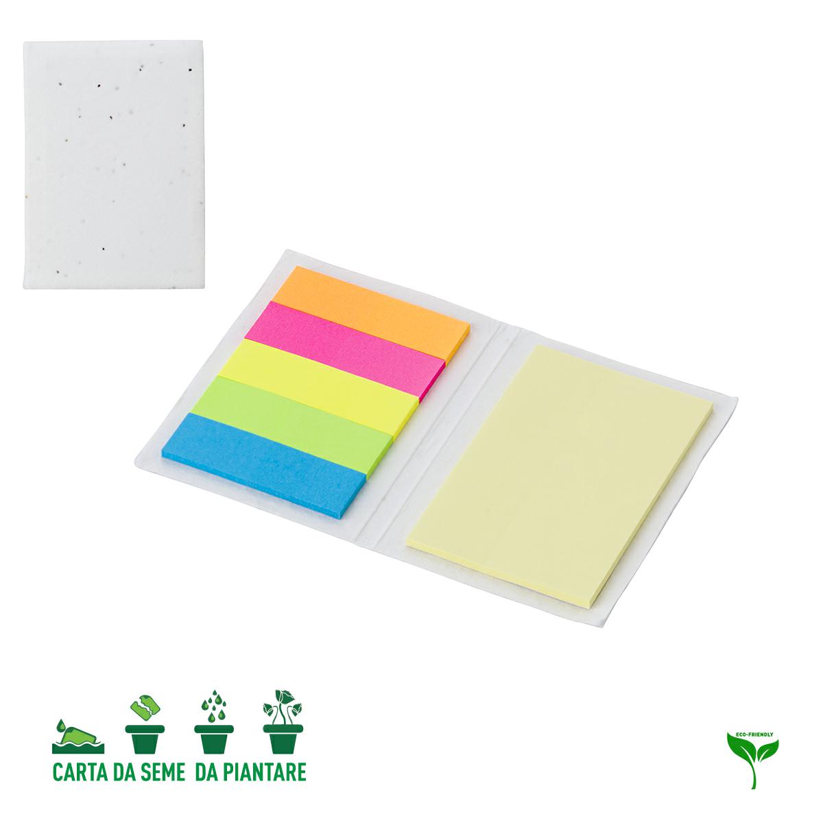 Set memo con carta da seme
