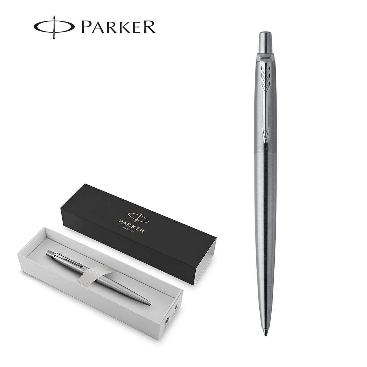 Penna a sfera parker jotter in acciaio inossidabile