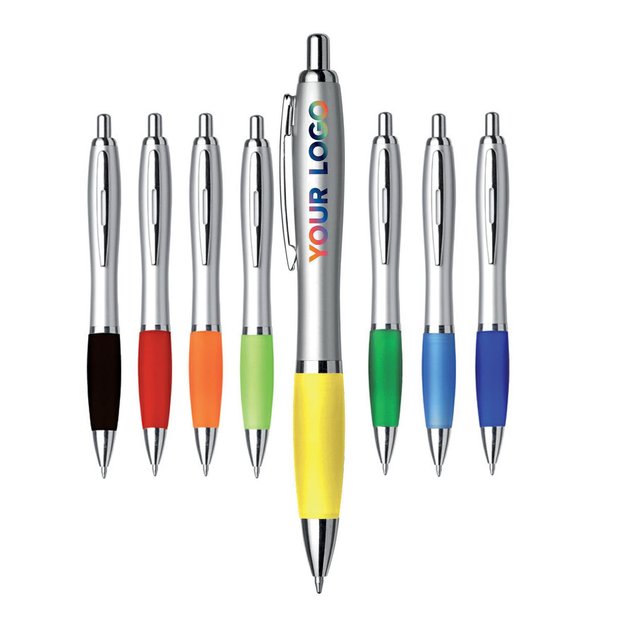 New york - Penna a sfera in plastica silver