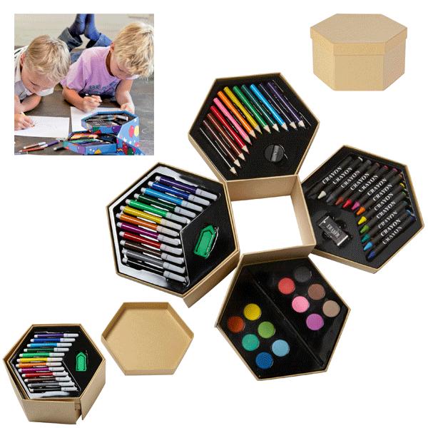 Set arte - 56 pezziin cofanetto