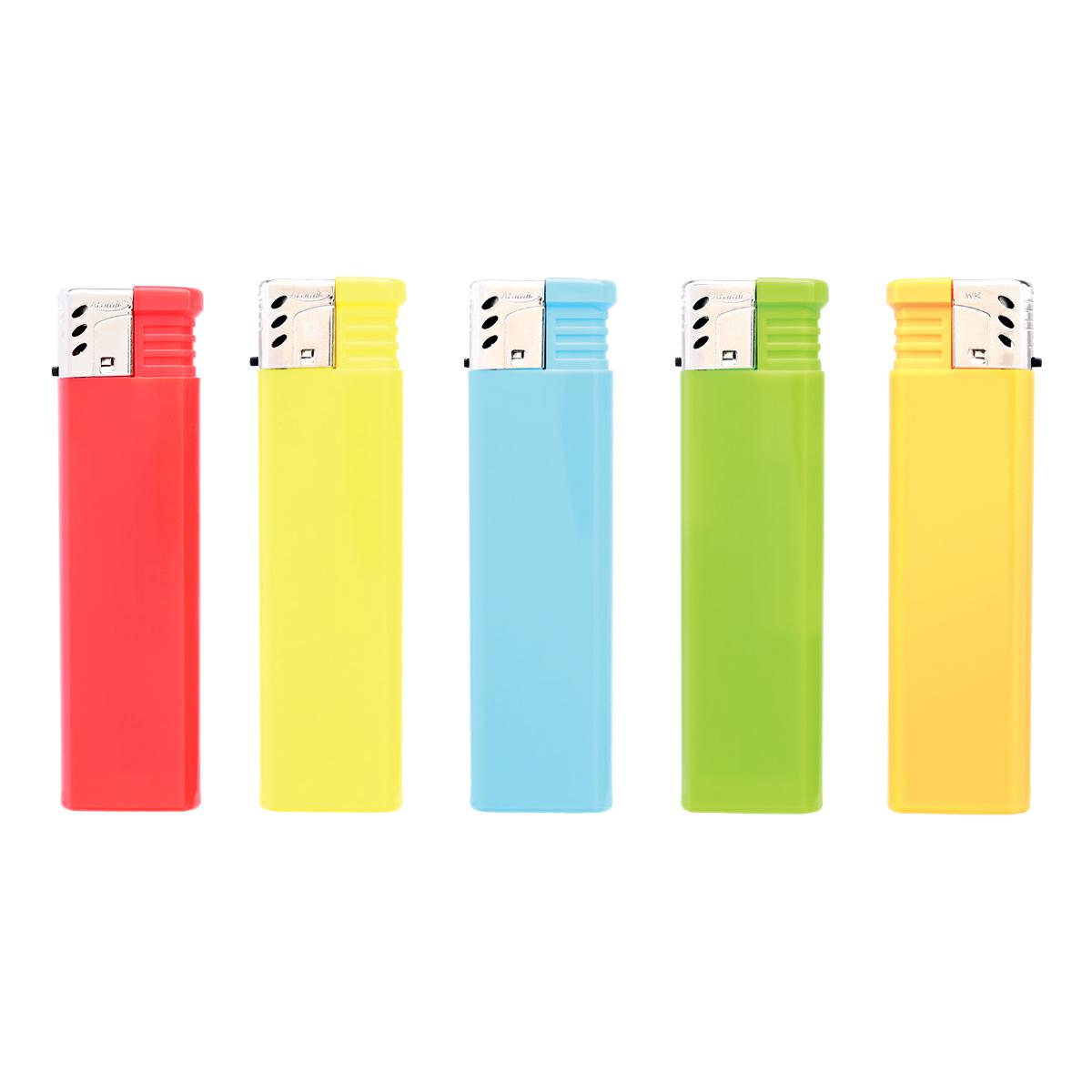 Accendino in plastica ricaricabile 50pz in colori assortiti