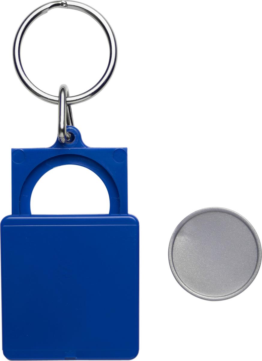Portachiavi portamoneta in plastica e metallo