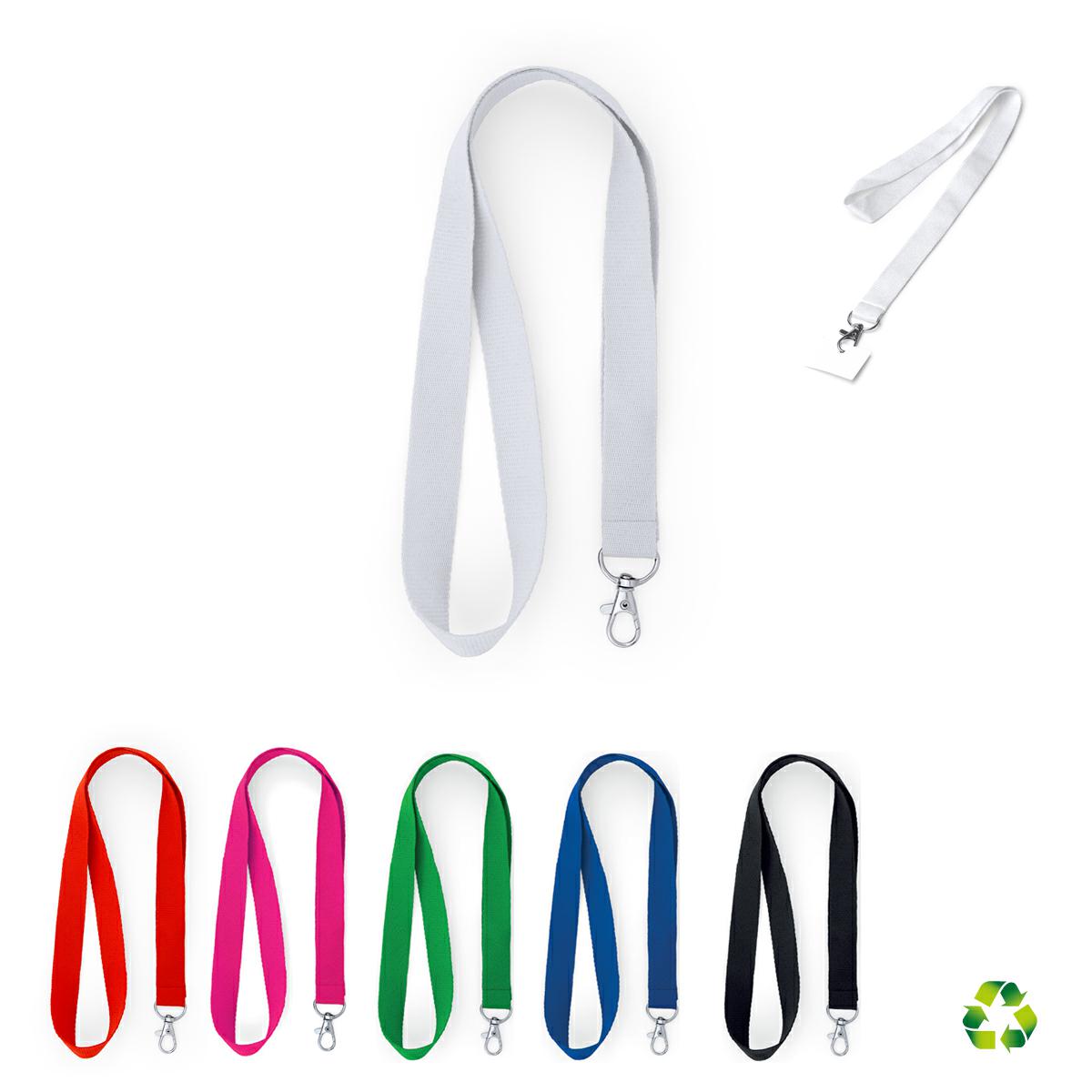 Lanyard in materiale RPET riciclato