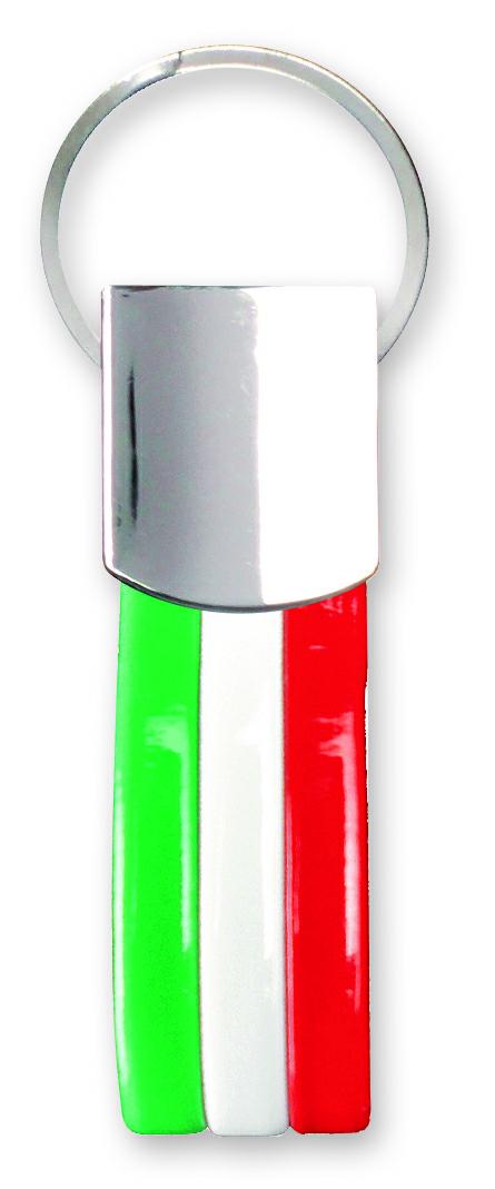 Portachiavi coagulato tricolore
