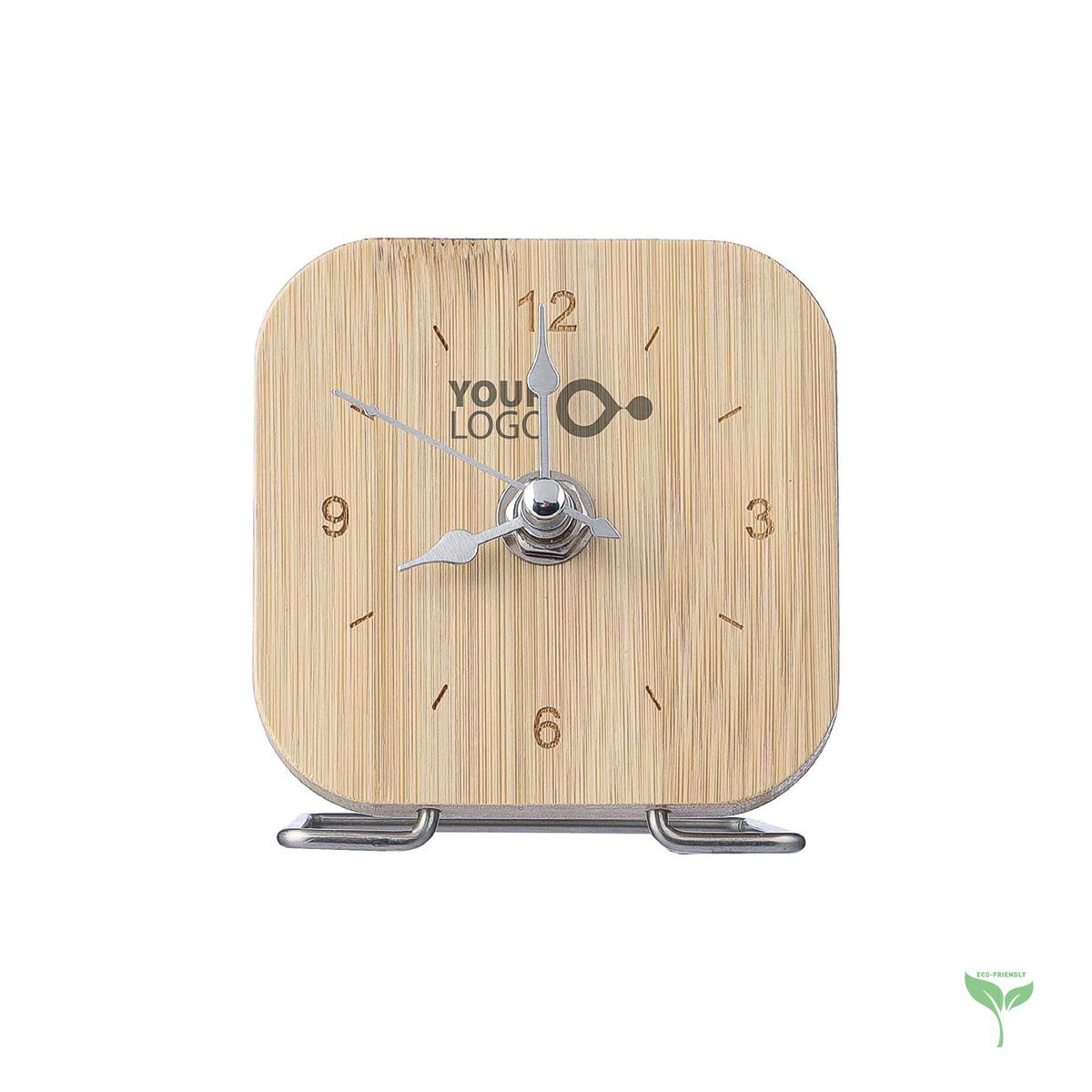 Orologio da scrivania in bamboo