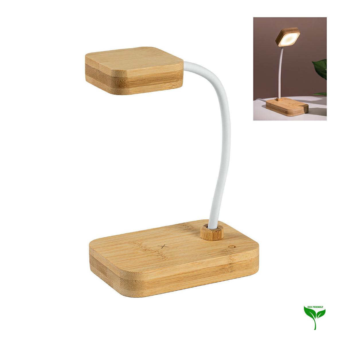 Lampada da tavolo con ricarica wireless