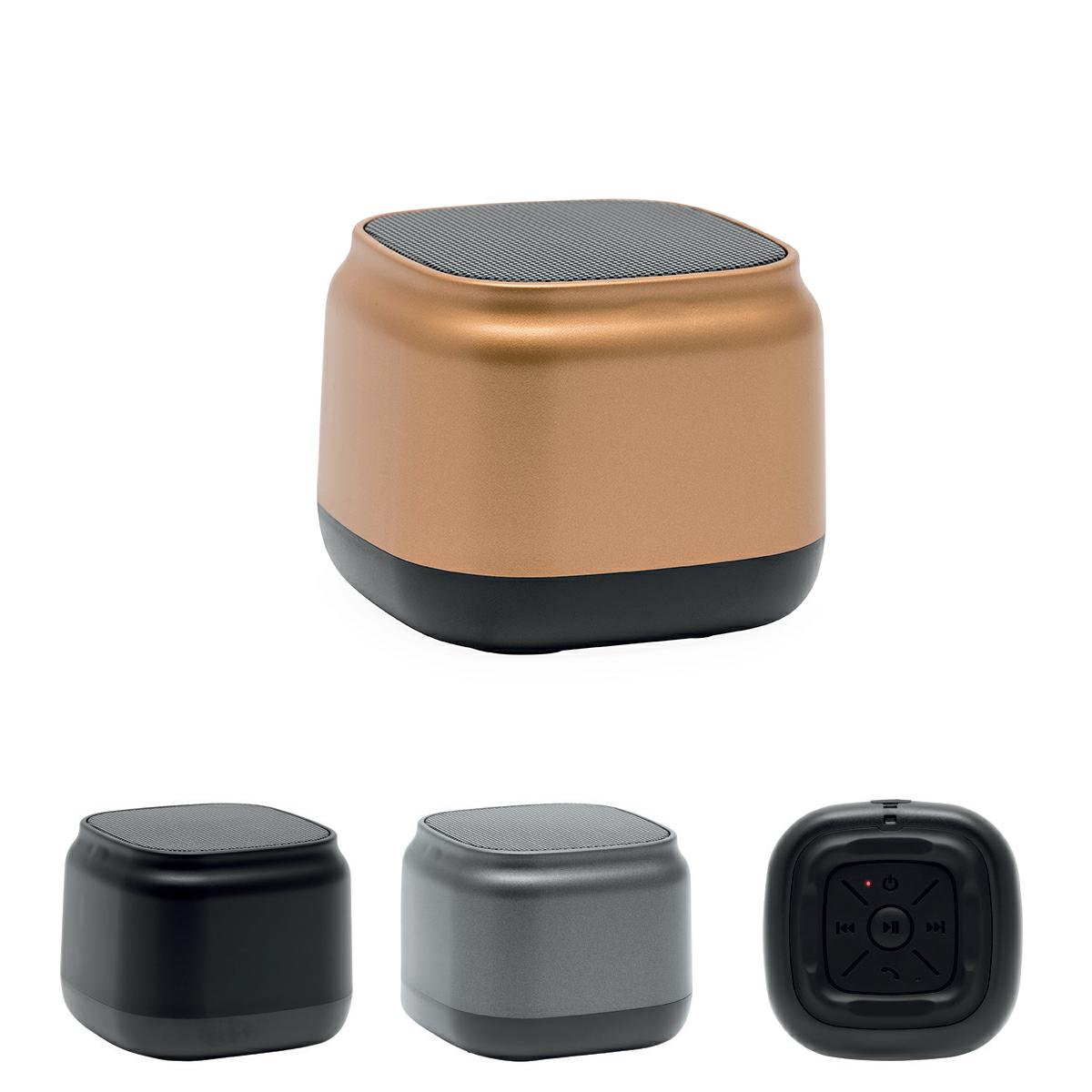 Cassa speaker wireless in ABS e metallo
