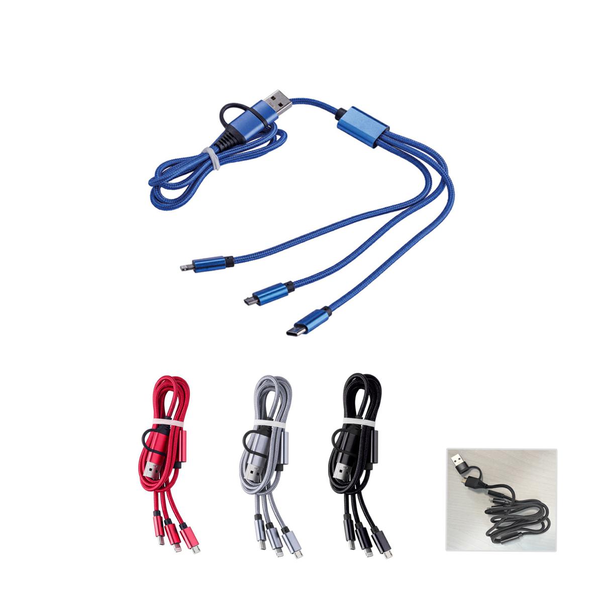 Set cavi per la ricarica 3in1 e doppio connettore