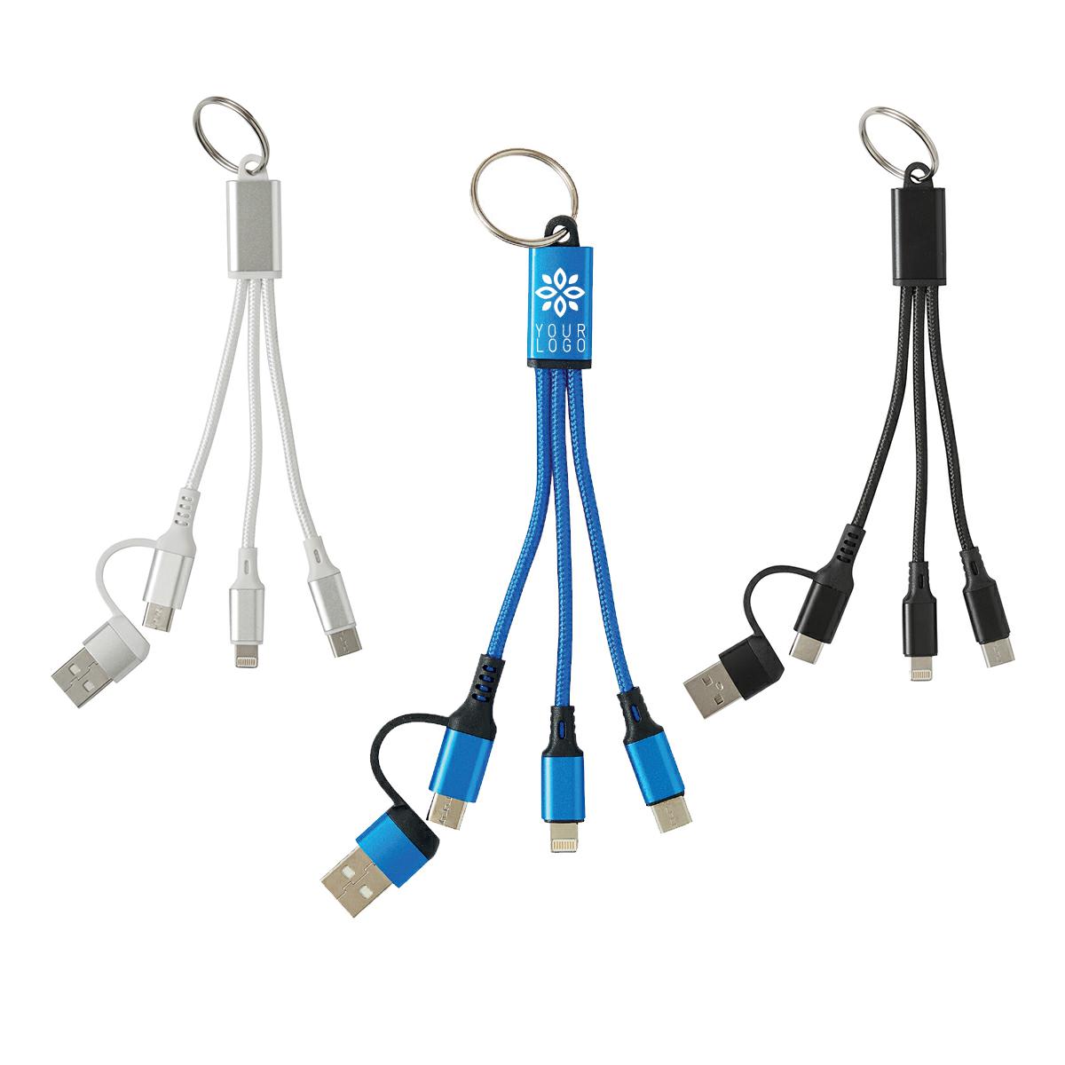 Cavo di ricarica USB con portachiavi