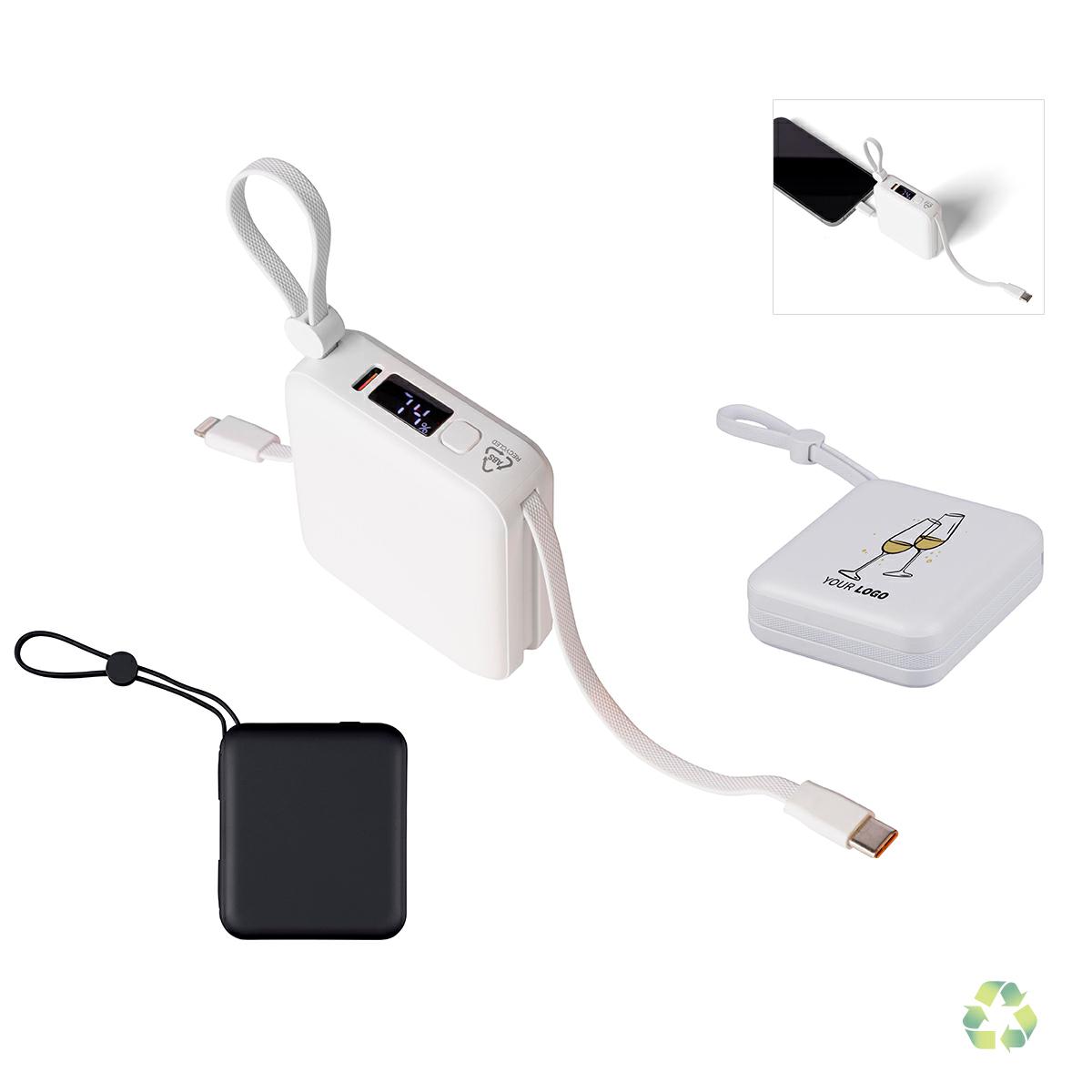 Powerbank 10000 mHAIN ABS riciclato